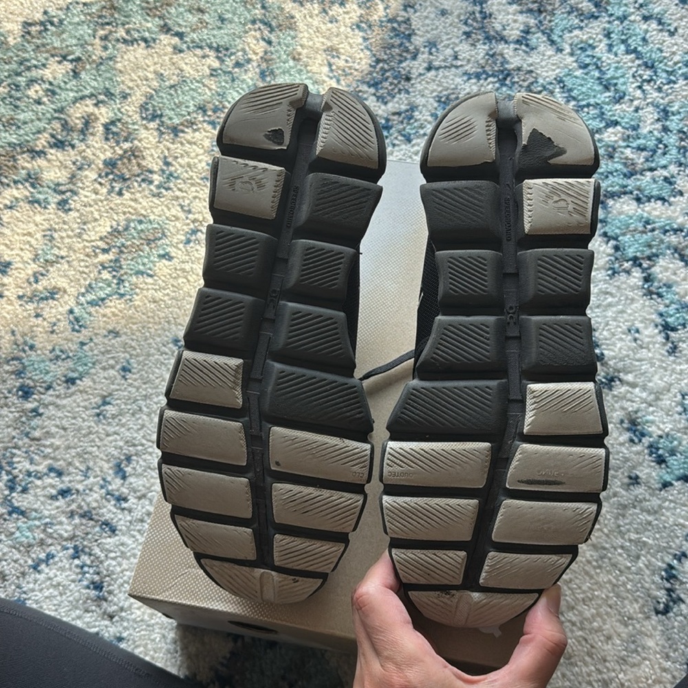 On Running Black Athletic Shoes Sleek Design - Picture 2 of 3